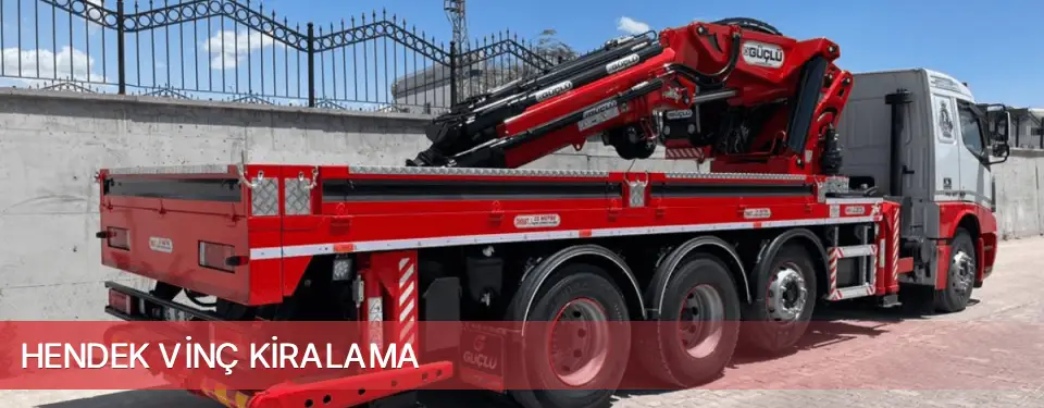 Hendek İlçemi Vinç Kiralama